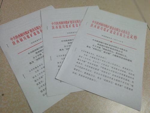 銅煤公司組織開展“增強(qiáng)責(zé)任心，提高執(zhí)行力，我為‘雙特百億’做貢獻(xiàn)”主題教育活動(dòng)