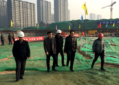 大秦置業(yè)公司提速推進(jìn)藍(lán)山水岸項(xiàng)目建設(shè)