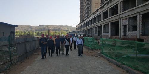 澄合分公司第六項目部神南華府小區(qū)項目主體驗收完成