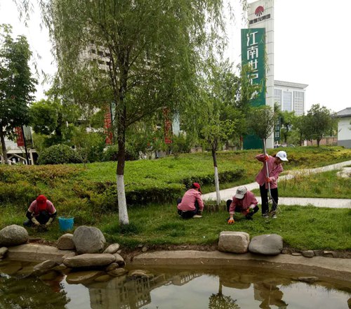 陜煤建設公司:江南世紀城“創(chuàng)衛(wèi)”有實招