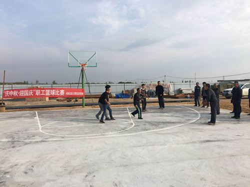 陜煤建設(shè)機(jī)電安裝公司曹家灘項目部：舉辦“慶中秋·迎國慶”職工籃球賽比賽