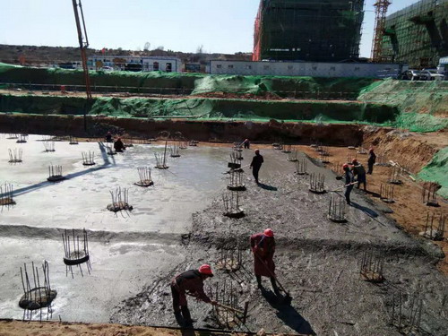 陜煤建設銅川公司第五項目部施工生產(chǎn)如火如荼