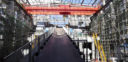 陜煤建設機電安裝公司施工的小保當主斜井膠帶機成功試運轉(zhuǎn)