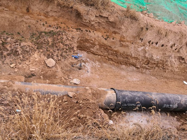 蒲白礦務(wù)局罕井家屬區(qū)居民供水管道工程 圓滿完成并投入使用