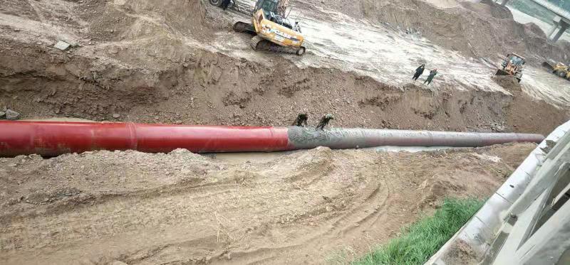 好消息！綏德縣污水管網(wǎng)工程主管道全線貫通