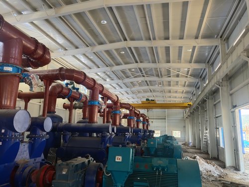 加速！陜煤建設(shè)路橋分公司大佛寺煤礦木盤川風(fēng)井瓦斯抽采泵站工程進入沖刺階段