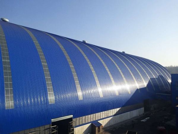 陜煤建設(shè)洗選煤運(yùn)營公司安裝第三項目部清水川電廠儲煤場封閉工程順利通過預(yù)驗收