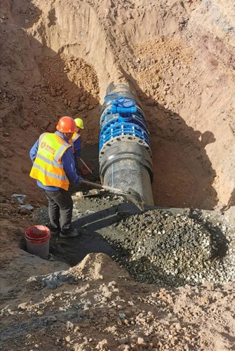 陜煤建設(shè)路橋分公司小保當(dāng)一、二號(hào)礦井復(fù)用水輸水管道（一期）工程順利完工