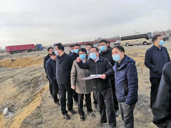 榆林市副市長一行蒞臨靖神鐵路施工現(xiàn)場調(diào)研考察