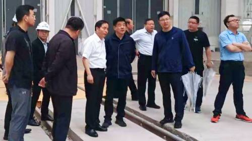 陜煤集團鐵流集團黨委書記董事長趙國智深入靖神鐵路孟家灣機輛中心建設(shè)項目檢查指導工作