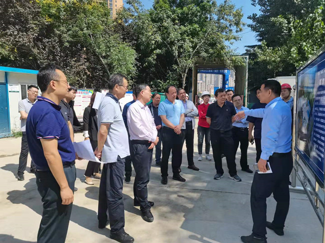 咸陽(yáng)市人大常委會(huì)副主任王滿院蒞臨陜煤建設(shè)咸陽(yáng)城市停車場(chǎng)BOT項(xiàng)目調(diào)研工作
