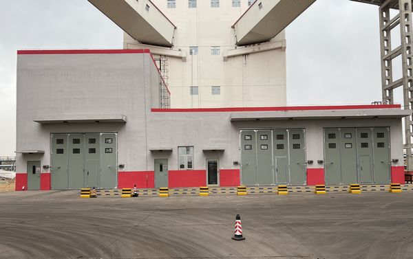 陜煤建設(shè)天工公司土建十七部推煤機庫正式投入使用