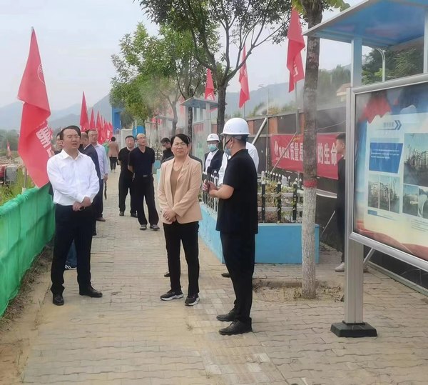 綏德縣委常委、副縣長(zhǎng)苗立群一行蒞臨綏德縣第二凈水廠項(xiàng)目檢查指導(dǎo)工作