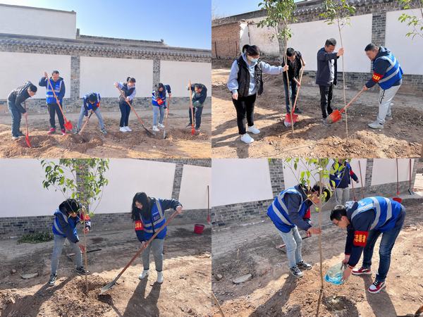 陜煤建設(shè)韓城分公司土建四項目部：栽種綠色希望，不負青春時光