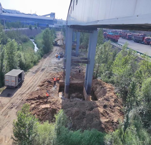 陜煤建設洗選煤運營公司檸條塔運營項目部：降雨來襲，守護平安夜色！