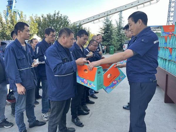 陜煤建設洗選煤運營公司澄合山陽運營項目部：中秋月圓齊歡慶，溫情關懷暖人心
