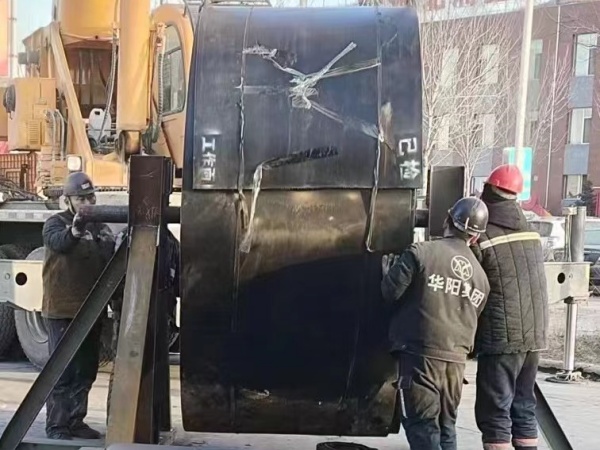 陜煤機電安裝公司涌鑫項目部沙梁煤礦膠帶硫化工作順利完成