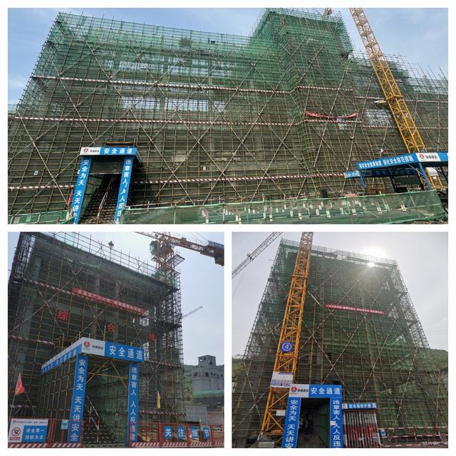 陜煤建設(shè)韓城分公司土建十一項(xiàng)目部：搶抓施工黃金季，多項(xiàng)工程喜封頂