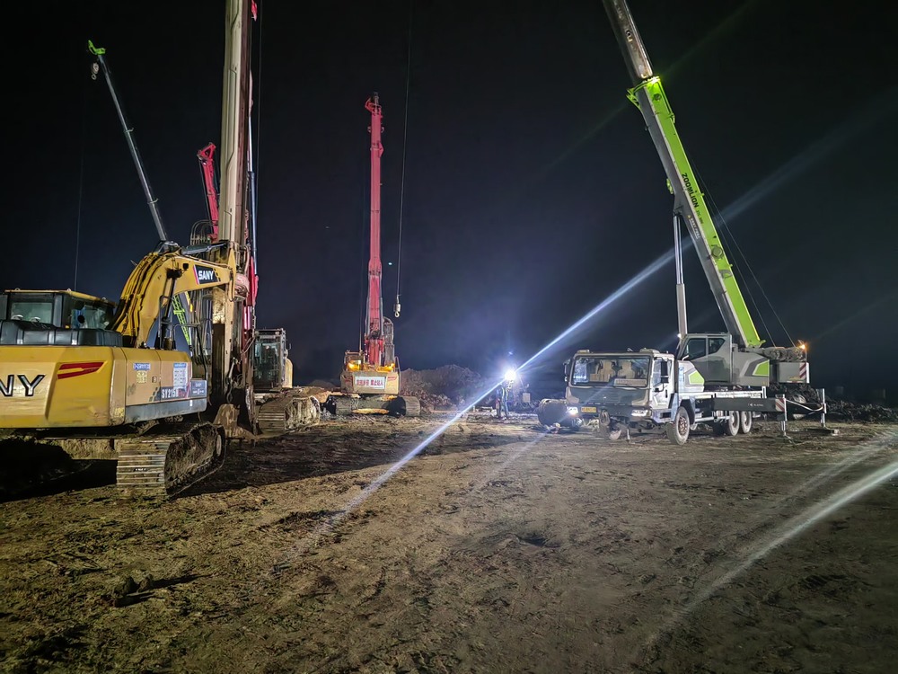 陜煤建設韓城分公司土建四項目部：夜幕下的奮斗，鑄就精品工程輝煌篇章