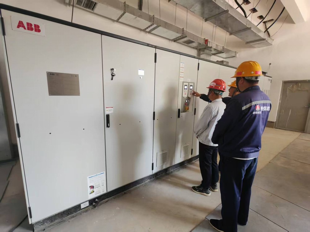 陜煤建設礦建三公司永隴公司二號副立井提升機安裝工程空載運轉(zhuǎn)圓滿成功