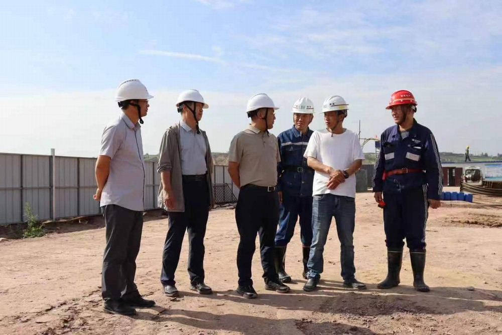 平莊煤業(yè)黨委書記、董事長杜善周深入天工公司礦建項目檢查指導(dǎo)